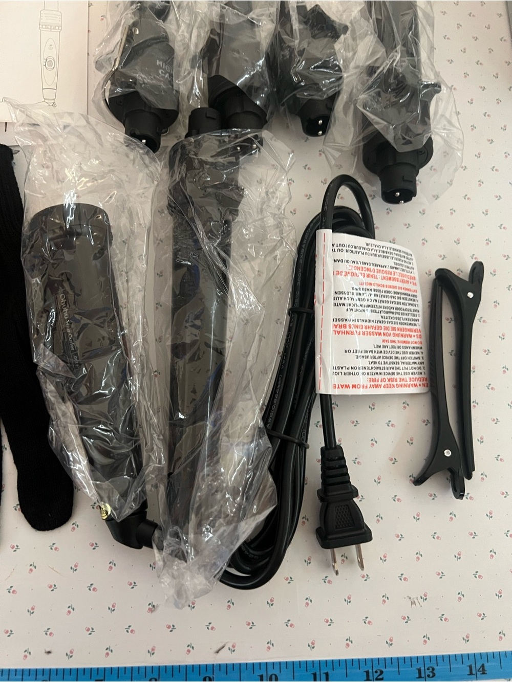 Ohuhu Interchangeable Hair Curler Set 5-in-1 Curling Wand Multiple Barrels NIB - Picture 6 of 6